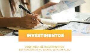 Confianca De Investimentos Estrangeiros No Brasil Esta Em Alta - Apice